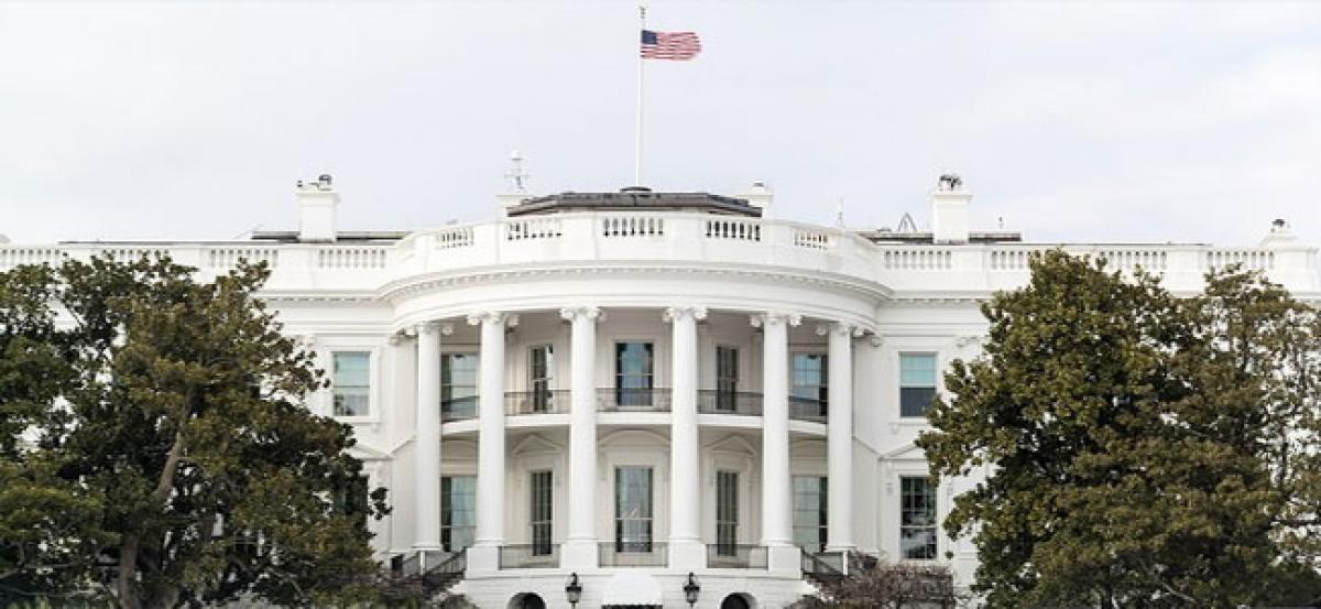 White House barrier hit by vehicle, driver held