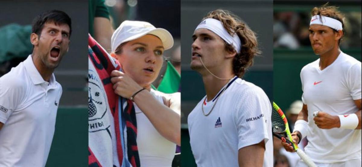 Wimbledon 2018: Halep, Zverev crash out, Nadal, Djokovic move on