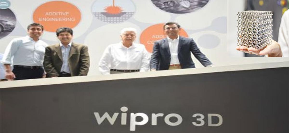 Wipro unveils 3D metal printing unit in Bengaluru