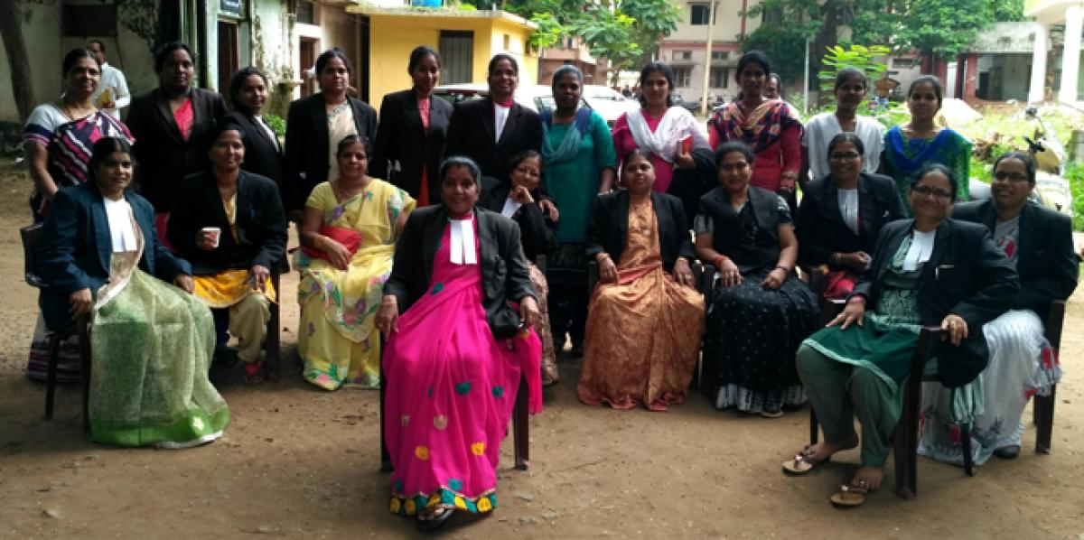 Women advocates take part in games