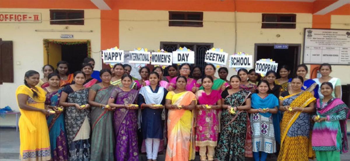 Teachers honoured on Women’s Day