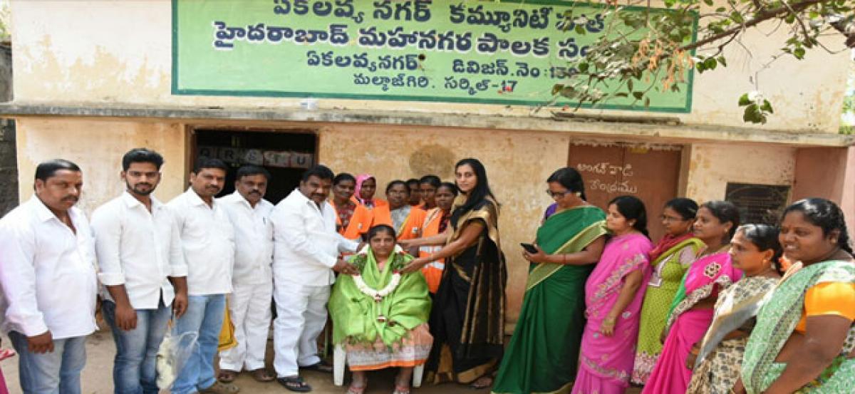 Women sweepers felicitated