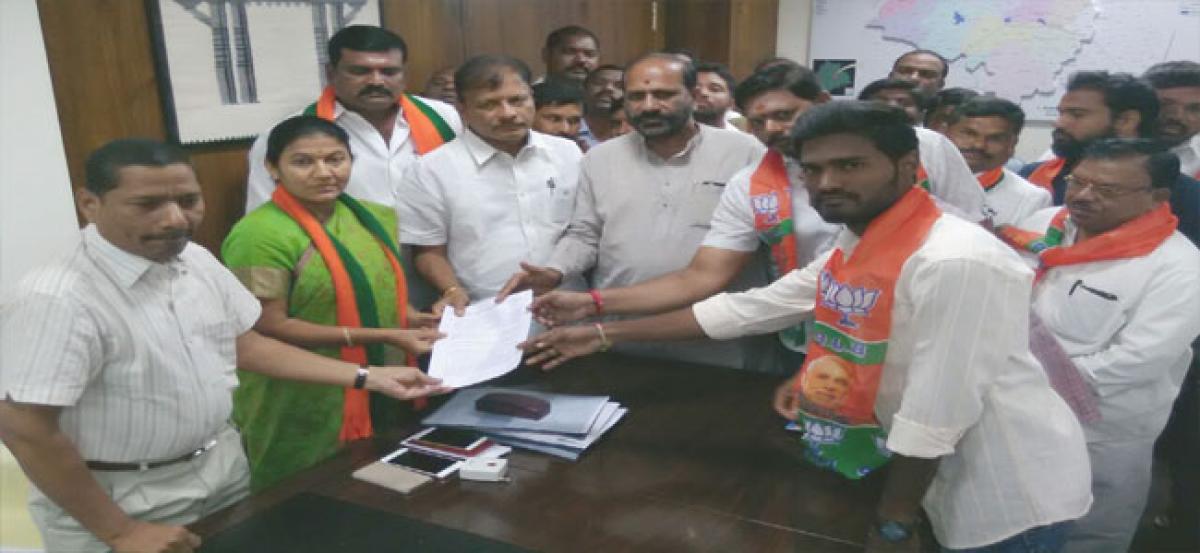 BJP opposes govt move to divide Warangal city