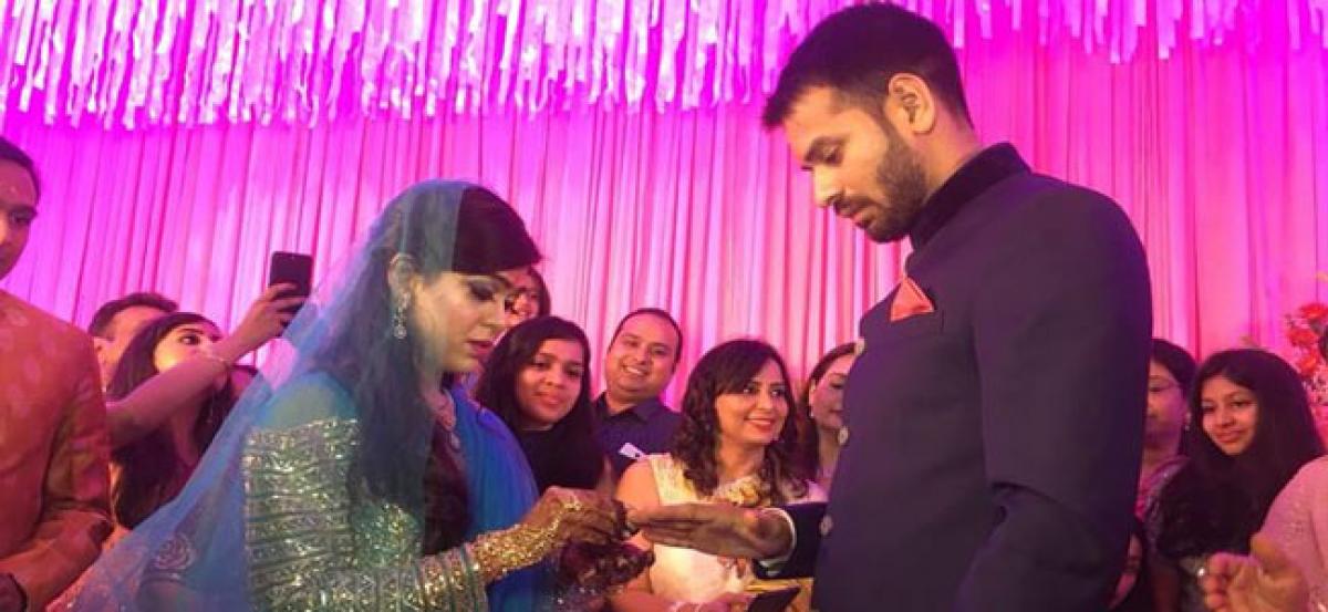 Tej Pratap Yadav-Aishwarya Rai get engaged in Patna