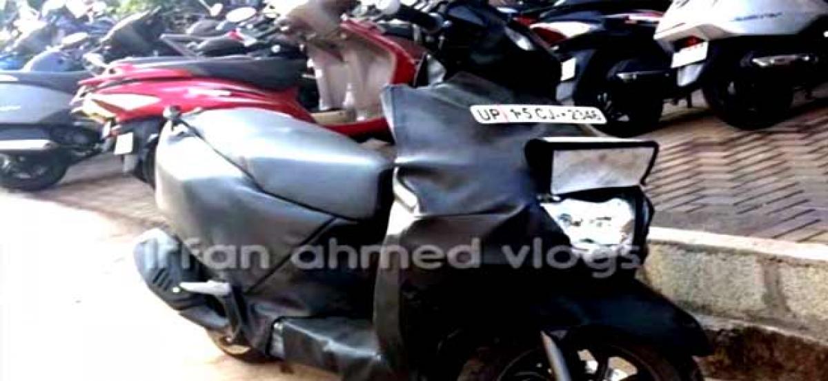 More Details Of TVS New 125cc Scooter Emerge