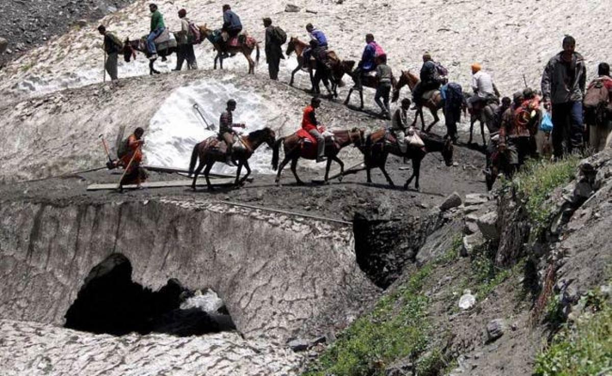 Amarnath Yatra Resumes From Jammu After Day-Long Suspension