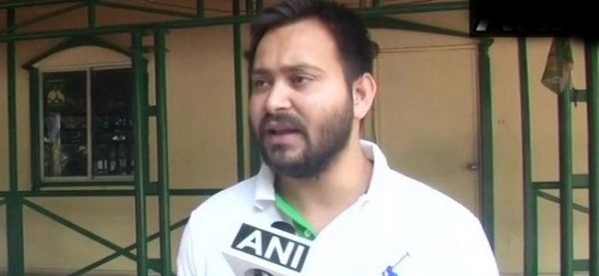 Tejashwi accuses Nitish of halting SCS for Bihar