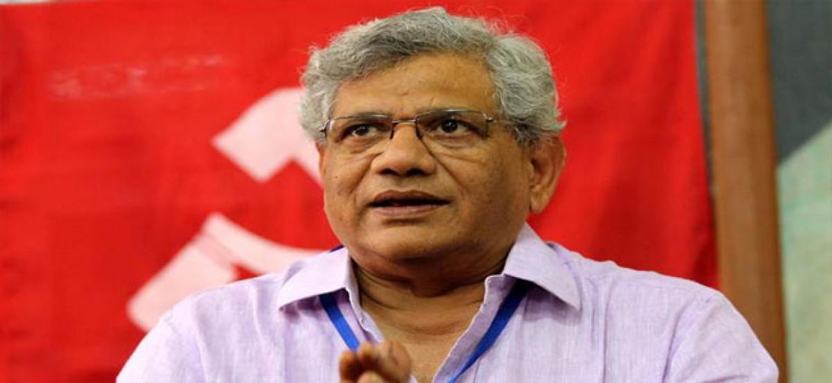 Country facing financial crisis, says Yechury