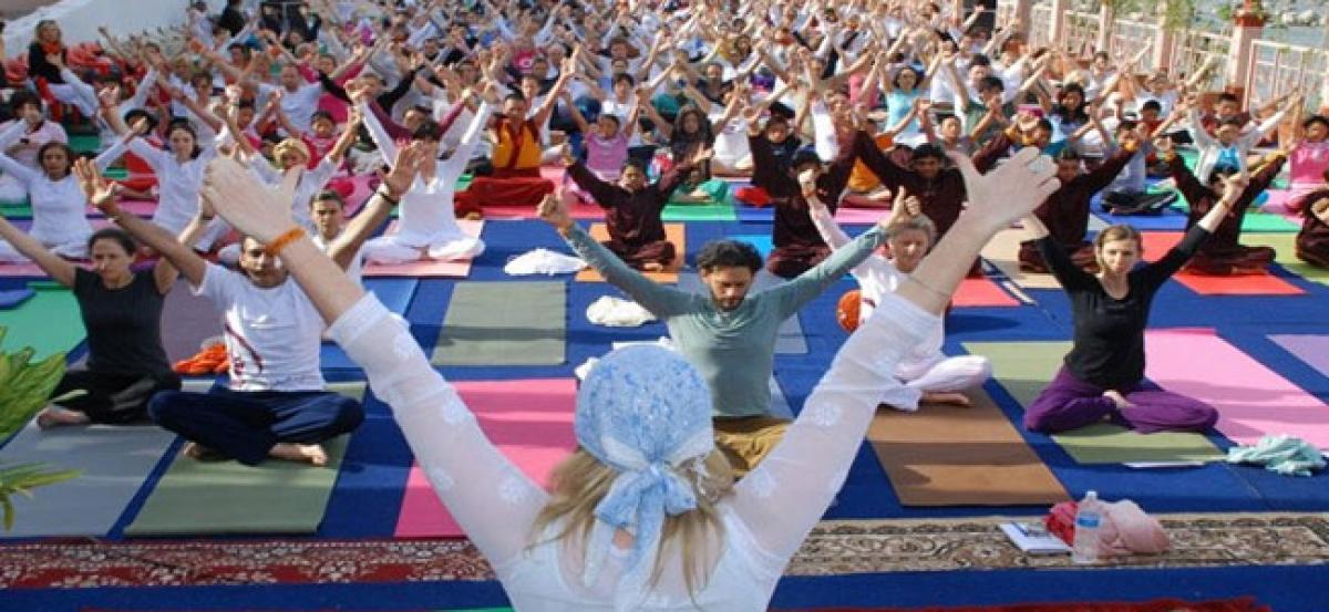 Week-long International Yoga festival held in Rishikesh