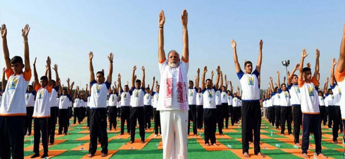 Yoga The Answer For A Sound Mind and A Healthier Lifestyle Says Modi