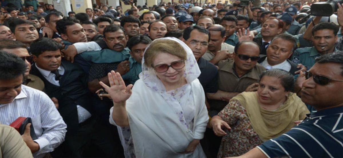 Bangladesh court jails opposition leader Khaleda Zia for five years